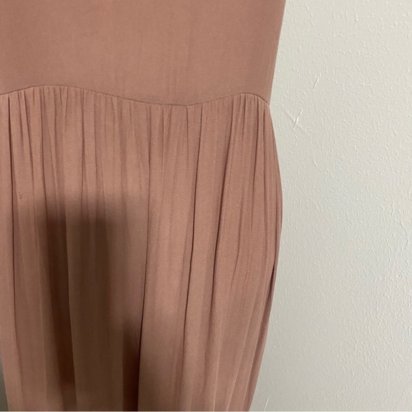Forever21 Dusty Rose Maxi Zip back dress. Nice soft! 100% polyester. Women’s S - Picture 2 of 8